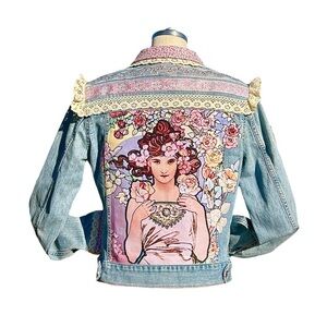 Embellished Denim Jeans Jacket